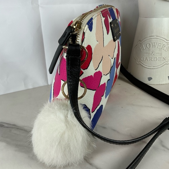 Kate Spade New York Wellesley Festive Butterflies Multi‎ Crossbody Small Bag - Picture 9 of 13